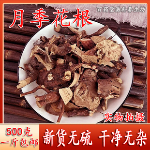 月季花根新货中药材月季根老根 月月红根中草药红色月月开根500克