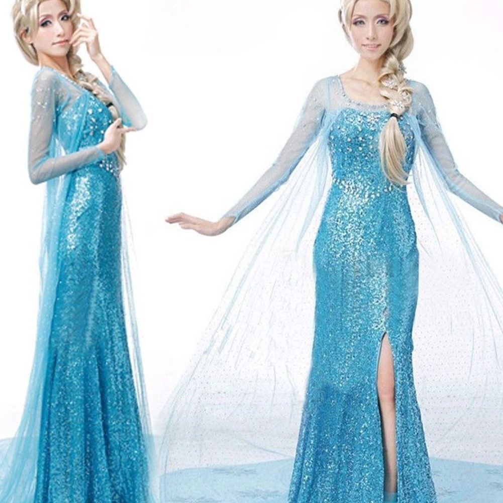 adult frozen ss elsa dress party costume ba