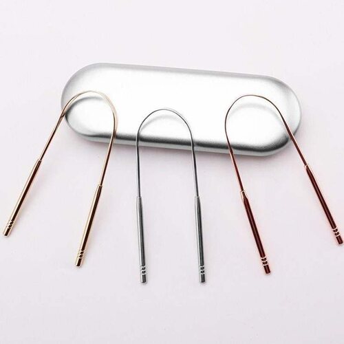 Tongue coating cleaner tongue brush tongue scraper