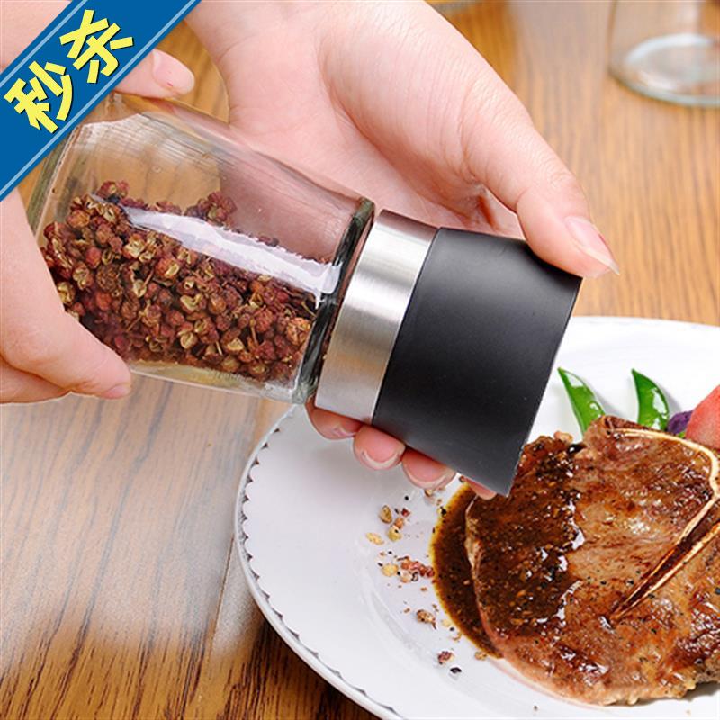 黑胡椒海盐混合z研磨器研磨瓶白胡椒花椒手动打粉家用现磨玻璃调在类目 厨房/烹饪用具, 厨用小工具/厨房储物, 储物瓶罐/厨房储物器皿, 调味瓶罐中 - 来自Buy2taobao.com提供专业的淘宝代购服务