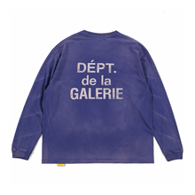 【YQTSTUDIO】Gallery dept复古vintage水洗做旧宽松长袖T恤男女