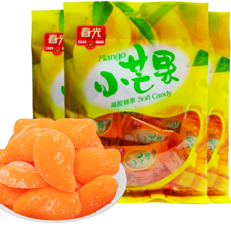 海南特产春光食品果汁200g包软糖