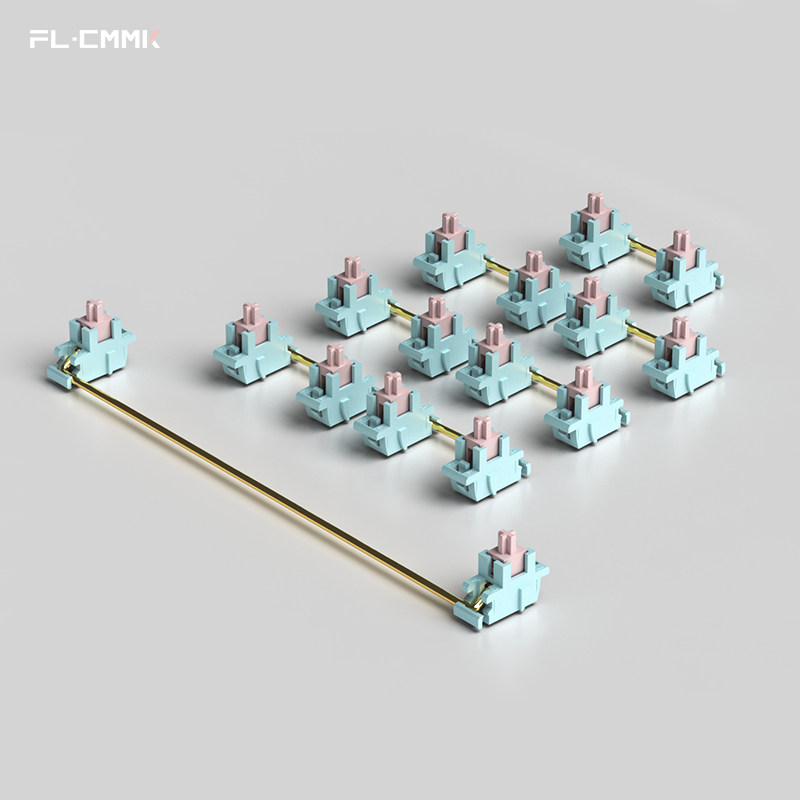 FLCMMK官方fl腹灵v4卫星轴全新POK高顺滑材质自润滑钢板卫星轴