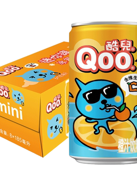 可口可乐美汁源酷儿8罐饮料