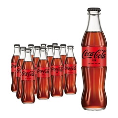 可口可乐无糖可乐 275ml*12瓶欢响瓶碳酸饮料聚会玻璃瓶汽水饮品