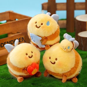 可爱小蜜蜂公仔菜苦鲨bee玩偶毛绒玩具布娃娃男女生搞怪生日礼物