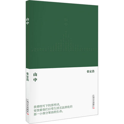 山中 张定浩 诗歌 文学 上海文艺出版社