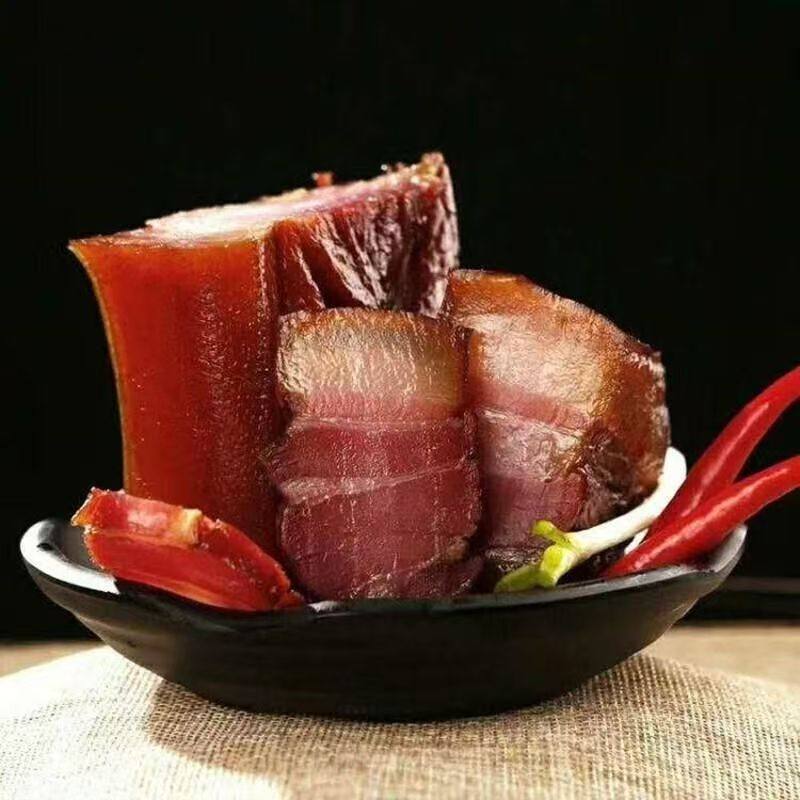 石泉鬼谷子安康烟熏土猪腊肉500g