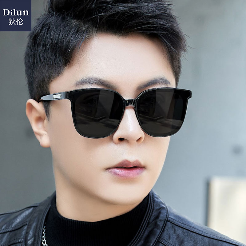 高清尼龙镜片大框墨镜男士防紫外线开车遮阳太阳眼镜女2025年新款