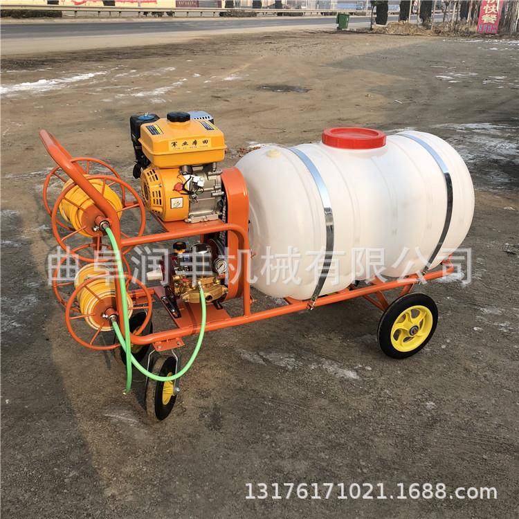蔬菜大棚喷雾器手推式四冲程打机黄瓜茄子大棚喷雾器视频