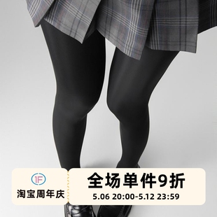 抵达一楼jk辣妹春夏厚黑美学水光袜黑色连裤袜显瘦光腿神器打底袜