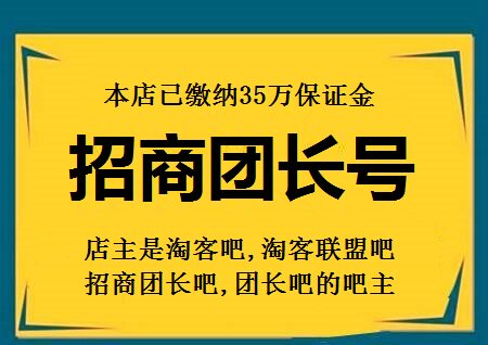 淘客团长代申请淘宝客团长账号招商团长代申请联盟团长账号