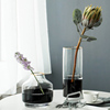 AI American style black Phnom Penh transparent Glass vase a living room Open House Decoration Hydroponics Floral organ decorate