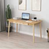 北欧书桌简约家用学生卧室台式 电脑桌学习桌书房简易实木小书桌子