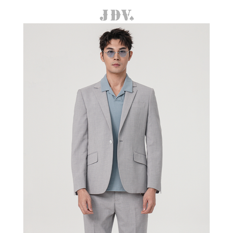 JDV2023浅蓝职场通勤西装