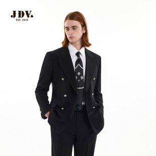 【王嘉尔同款】JDV男装春秋款时尚西装布雷泽男士西服外套WMM5102