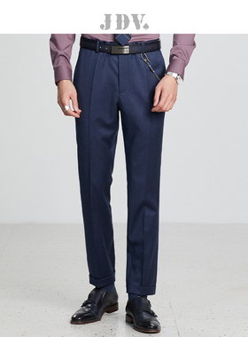 JDV奥莱旗舰店春秋折扣新品长裤通勤商务修身直筒西裤WPF1029