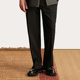 新品 休闲长裤 商场同款 JDV季 黑色基础款 阔腿裤 男裤 SPW4030