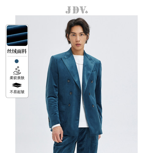 jdv西装通勤休闲修身双排秋季