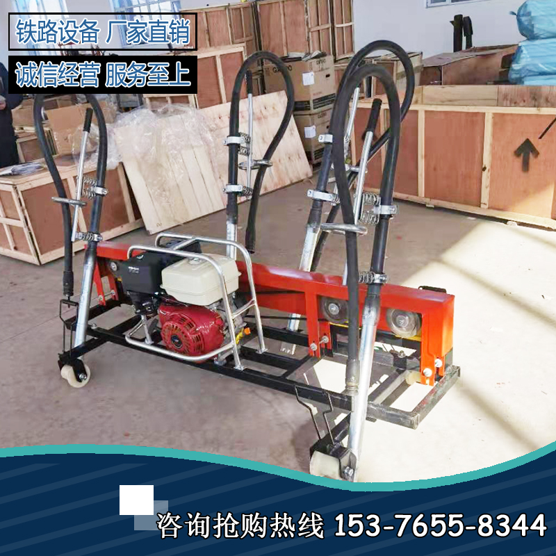 一带四型内燃软轴振捣车手推式轨道捣石砟工具ND-4.2*4型捣砟机