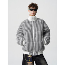 Grinch1928白糖玫瑰屌丝文艺男吕小虎SHIJOIN立领棉衣外套面包服