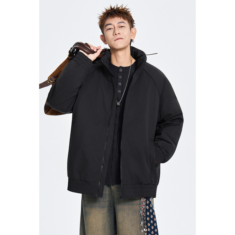 Grinch1928亿万少年几物男装设计0123start冬季立领宽松棉衣外套