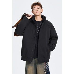 Grinch1928亿万少年几物男装设计0123start冬季立领宽松棉衣外套