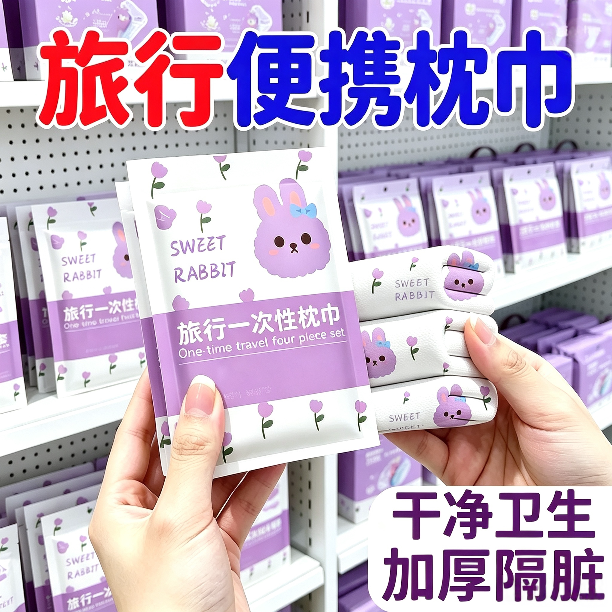 一次性免洗加厚加宽旅行枕套