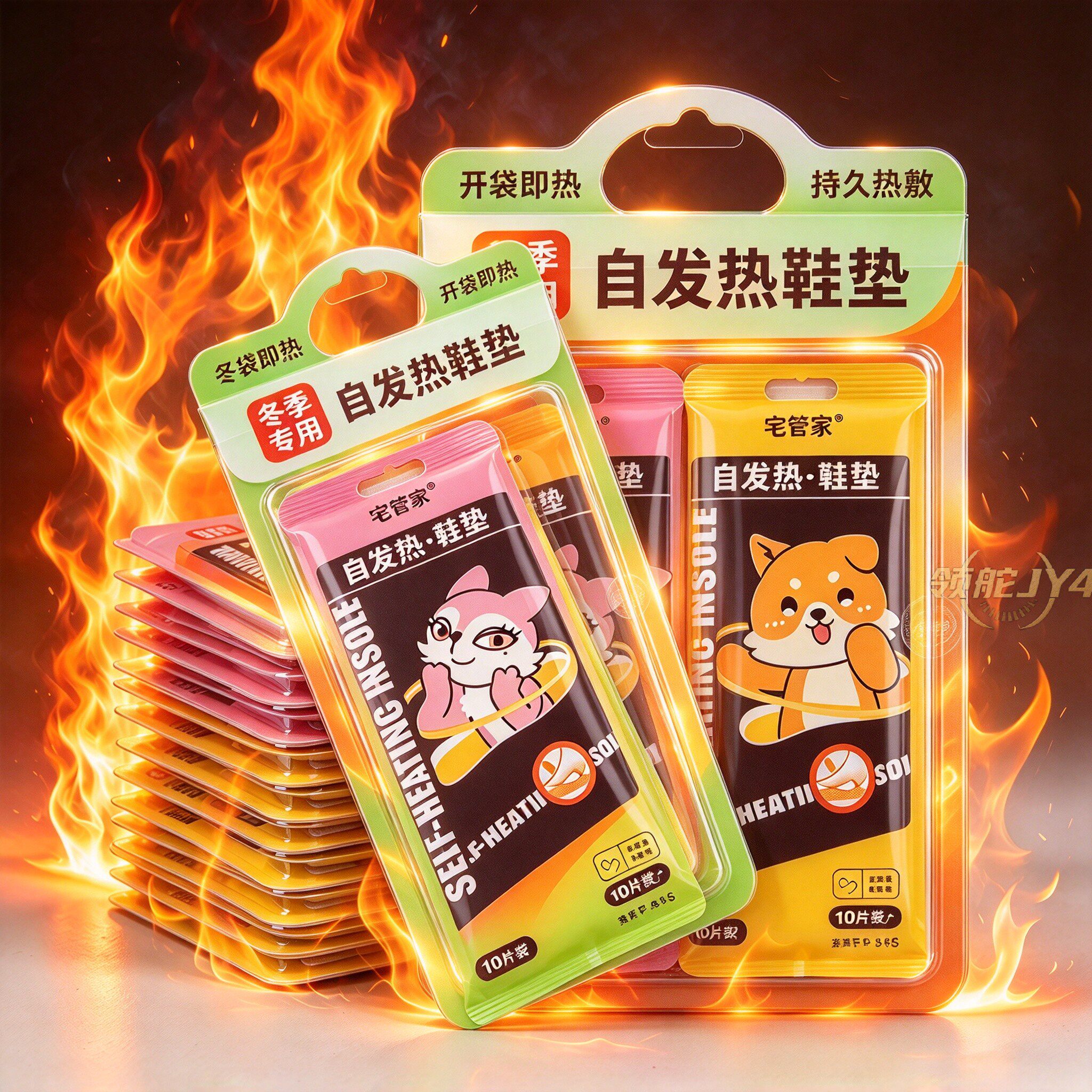 宅智家冬季恒温发热暖脚垫