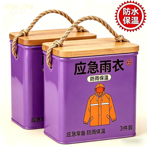 应急雨披铝膜加厚保暖蜡烛应急