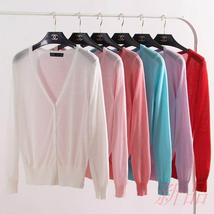 Korean Edition summer ultrathin Sunscreen knitting Cardigan air conditioner Outside the room jacket Self cultivation Show thin Versatile Shawl coatin the Women's clothing/Boutique , Wool sweater  category - from Buy2taobao.com to provide professional Taobao agent buy service