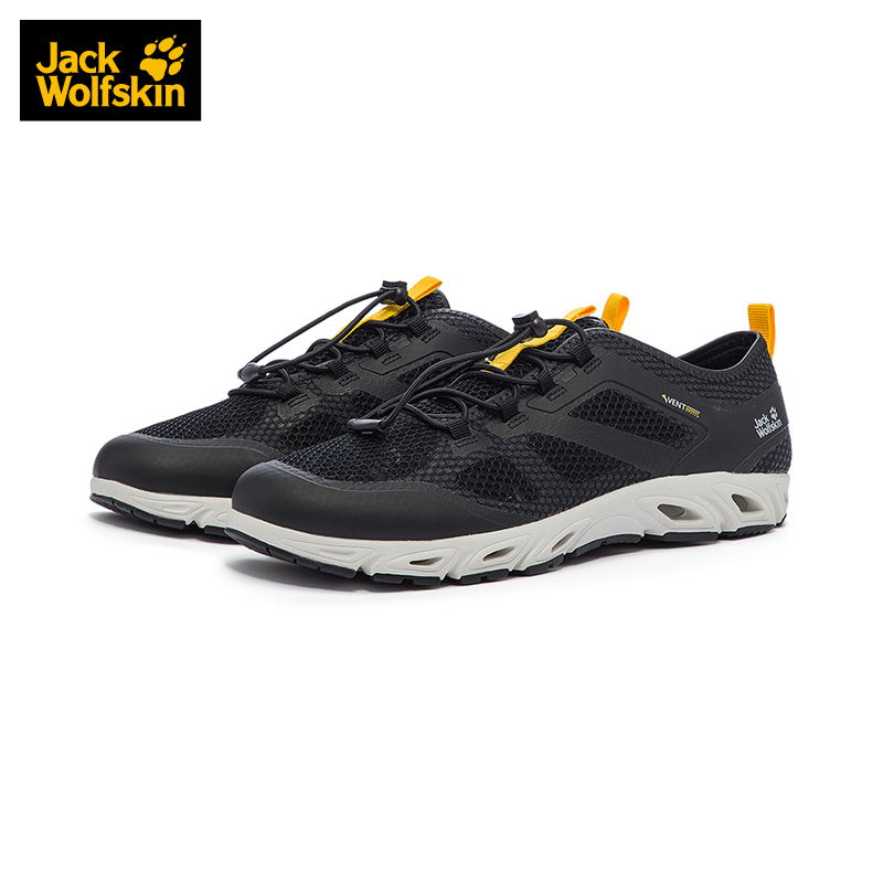 23春夏jackwolfskin狼爪溯溪鞋男户外透气网面低帮徒步鞋4050131