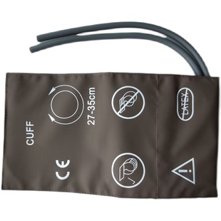 适用GE2500 2000 B20 威高心电监护仪血压计双管血压袖带  PU皮囊