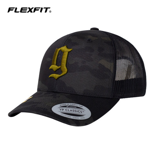 FLEXFIT网帽棒球帽弯檐战术帽