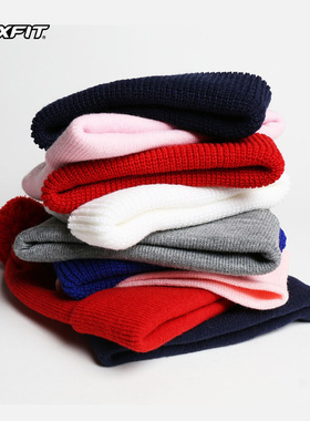 FLEXFIT 毛线帽秋冬帽子男ins潮牌韩版百搭男士针织帽女保暖冷帽