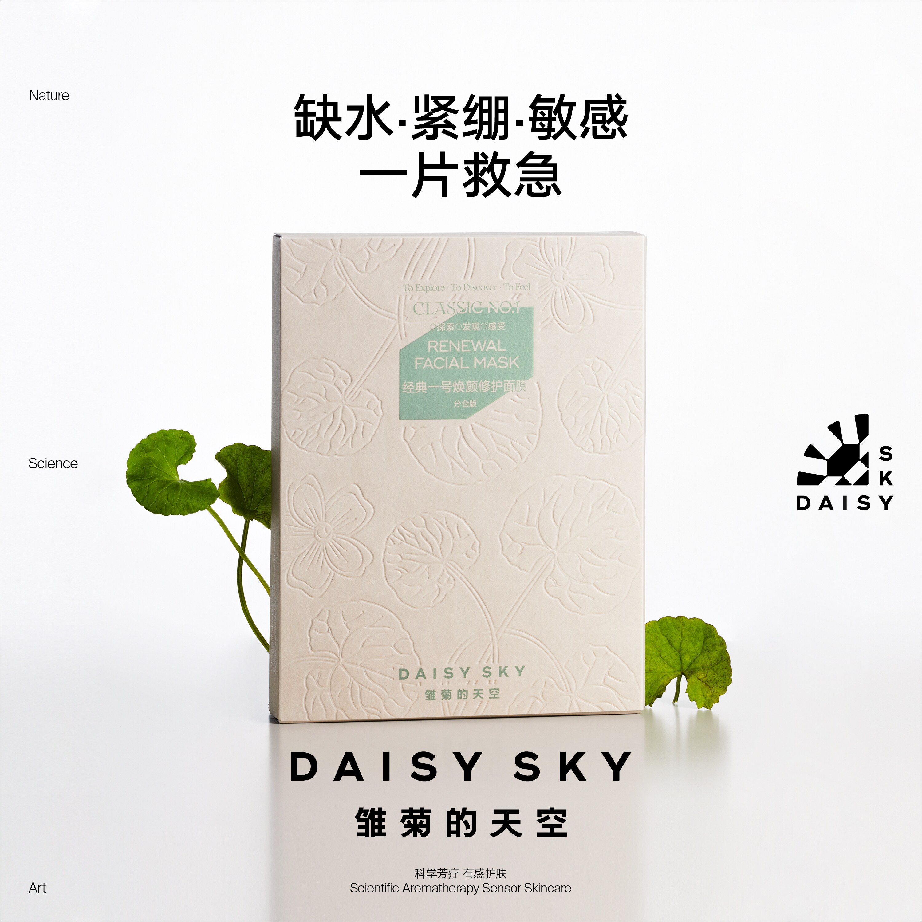 【达人专属】雏菊的天空经典一号焕颜修护面膜女补水保湿修护