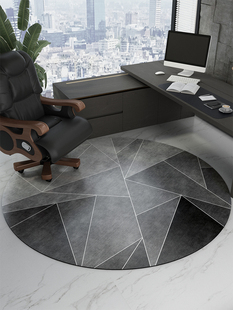 办公室圆形地毯，转椅，地板垫，可擦拭和可清洗的Pvc老板学习桌