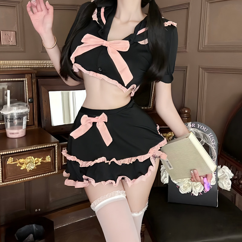 情侣约会战衣免脱大码JK制服情调