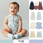 现货 FUB 26SS ■LENFANCE 宝宝春夏柔软上衣连体衣背带裤 连衣裙