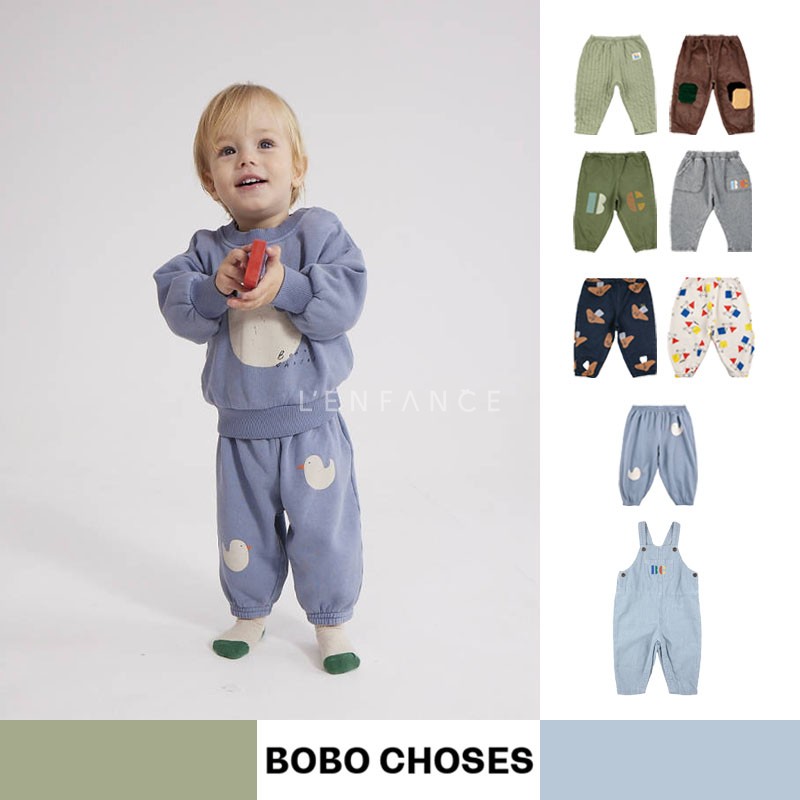 ■LENFANCE现货 Bobo Choses 23AW 宝宝婴童休闲百搭长裤背带裤 童装/婴儿装/亲子装 裤子 原图主图