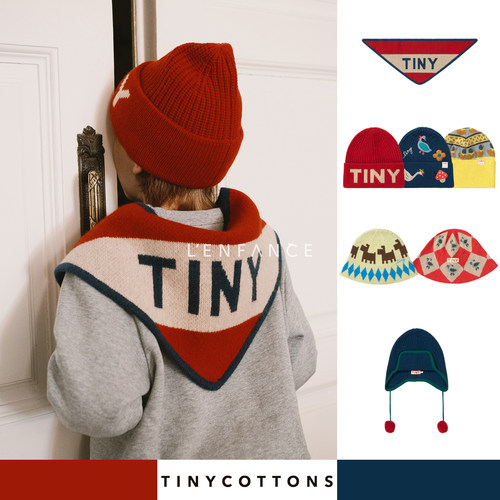 TinyCottons针织帽三角巾围巾
