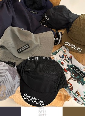 7折■LENFANCE现货 The Park Shop 儿童成人户外防晒渔夫帽鸭舌帽
