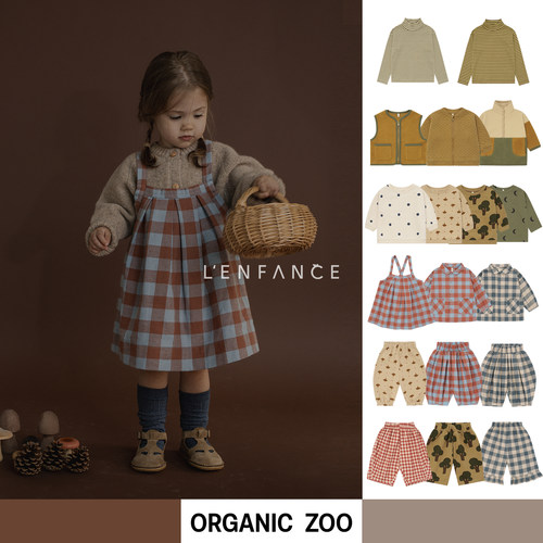 ■LENFANCE 现货 Organic Zoo 26AW 儿童秋冬上衣卫衣长裤背带裙