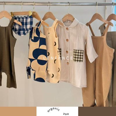 OrganicZoo背带裤连衣裙渔夫帽