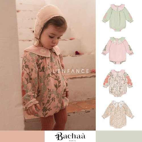 Bachaa复古手工刺绣碎花包屁衣