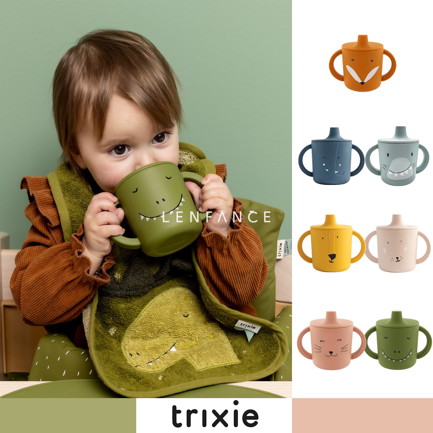 Trixie硅胶鸭嘴学饮杯训练杯水杯