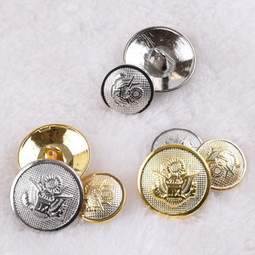 百搭金属扣子风衣大衣圆形纽扣