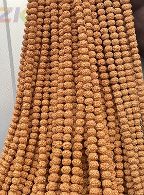 天然藏式龙鳞纹原桩小金刚108颗  男士文玩高密金刚佛珠工厂直o4