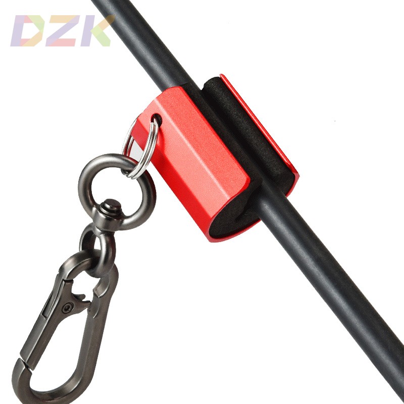 铝合金钓箱轻量便携溪流微物飞蝇竿钓鱼渔具路亚竿挂竿器挂杆夹o3