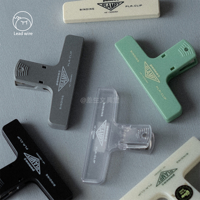 日本HIGHTIDE penco手账夹彩色复古书夹文件夹长尾夹票据夹谱夹